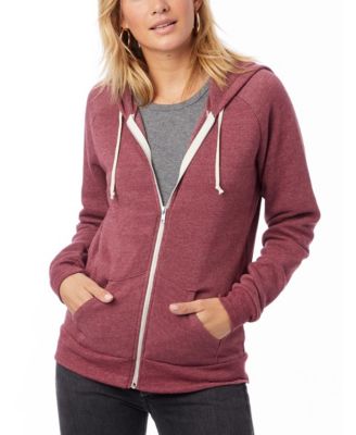 alternative apparel eco fleece hoodie