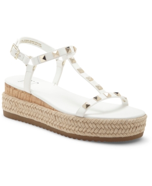 Inc Silvana Studded T-Strap Espadrille Sandals Created for Macy's Women's Shoes