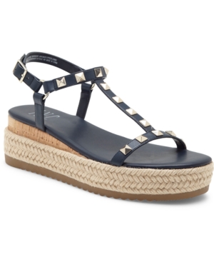 Inc Silvana Studded T-Strap Espadrille Sandals Created for Macy's Women's Shoes