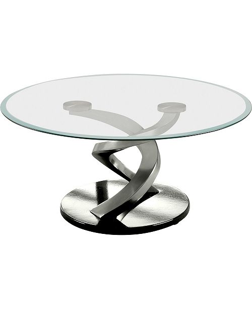 Furniture Of America Marisa Glass Top Coffee Table Reviews