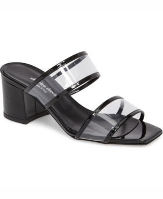 vinyl block heels