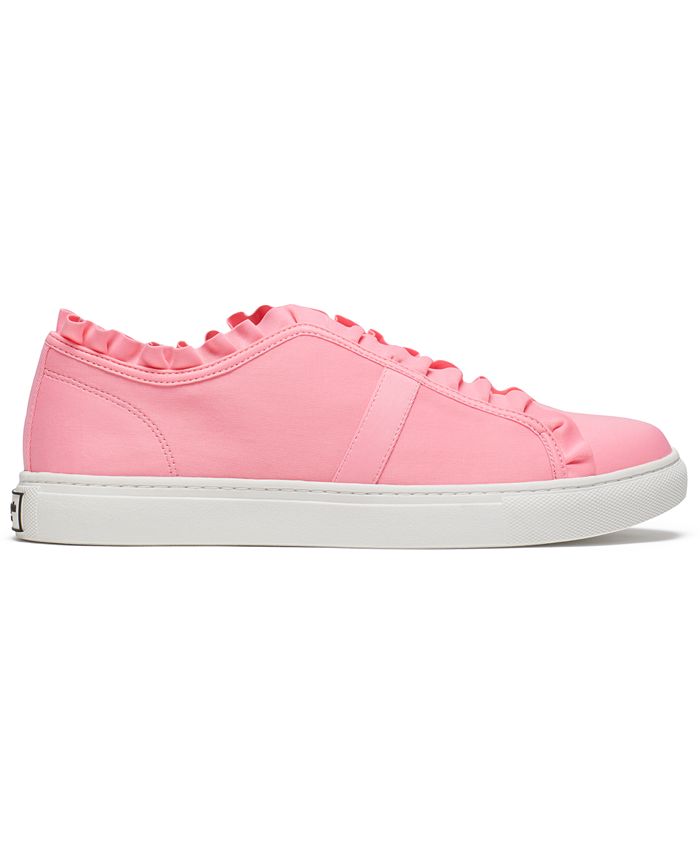 kate spade new york Lance Ruffle Sneakers, Created for Macy's & Reviews ...
