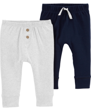 image of Carter-s Baby Boys 2-Pack Pull-On Cotton Pants