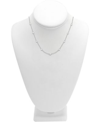 18" Statement Necklace in Silver or Gold Plate