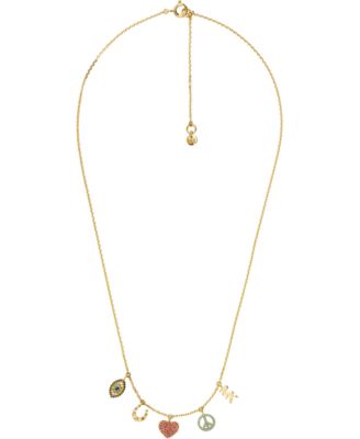 michael kors charm necklace