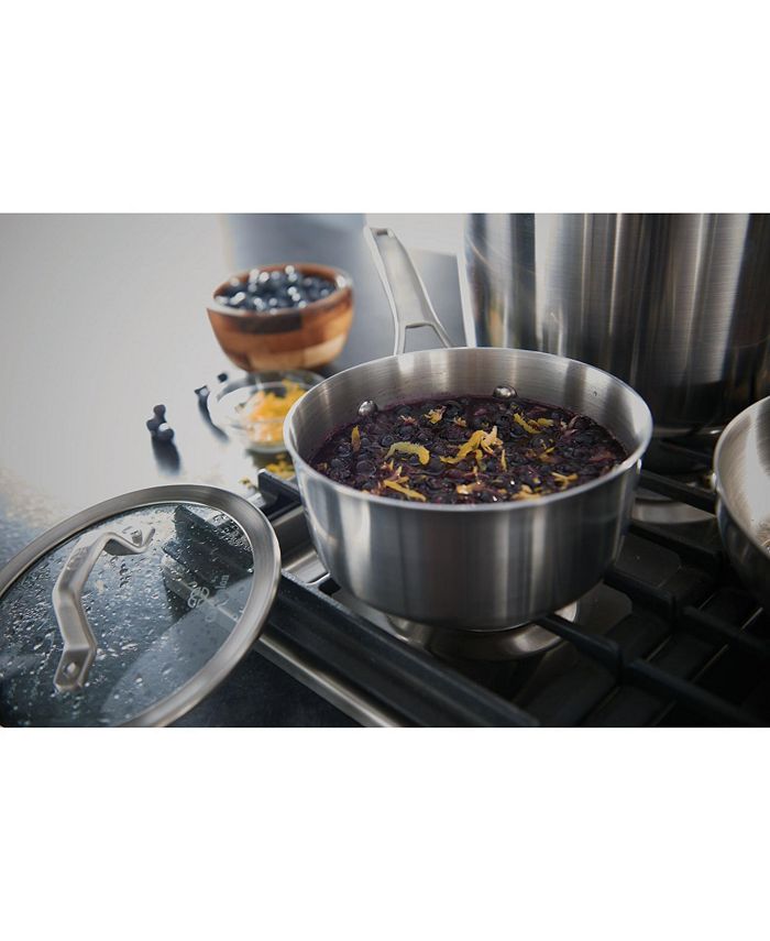 Calphalon Premier Stainless Steel 11-Pc. Cookware Set & Reviews Calphalon Premier Stainless Steel 11-piece Cookware Set