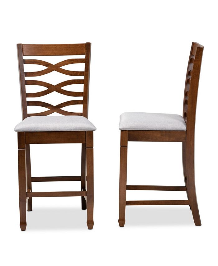 Furniture Furniture Lanier Modern and Contemporary Upholstered 2 Piece Counter Height Pub Chair