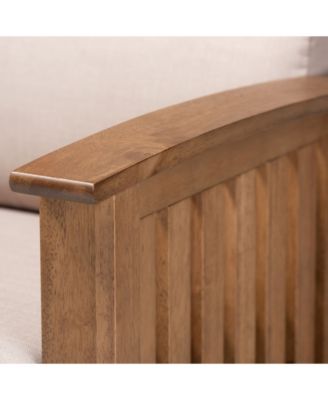 Charlotte Modern Classic Mission Style Upholstered 1 Seater Lounge Chair