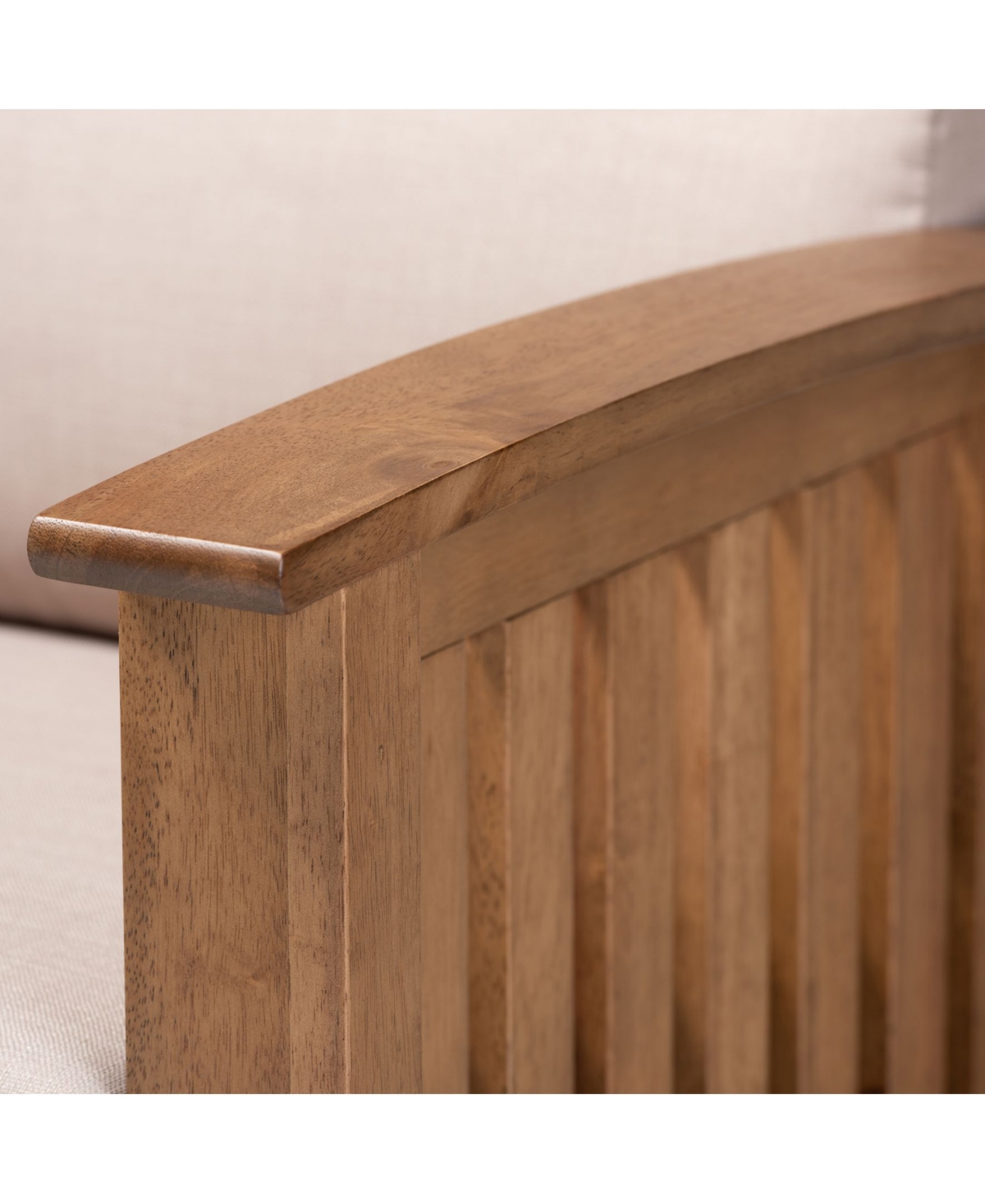 Furniture Charlotte Modern Classic Mission Style Upholstered 1 Seater Lounge Chair