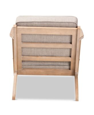 Sigrid Mid-Century Modern Armchair and Ottoman Set