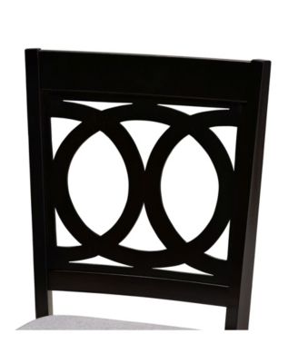 Lenoir Transitional 2 Piece Dining Chair Set with Seat
