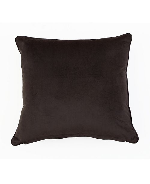 Thro 20x20 Zana Zebra Chenille Pillow In Brown Reviews