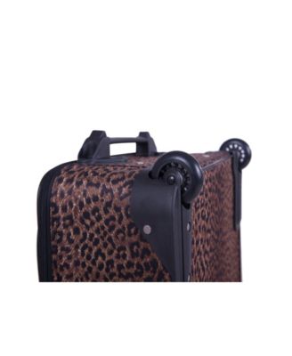 Animal&nbsp;Print 5 Piece Spinner Luggage Set