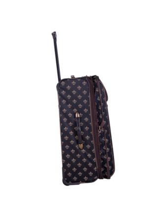 fleur de lis luggage set
