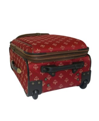 Fleur De Lis 4 Piece Luggage Set