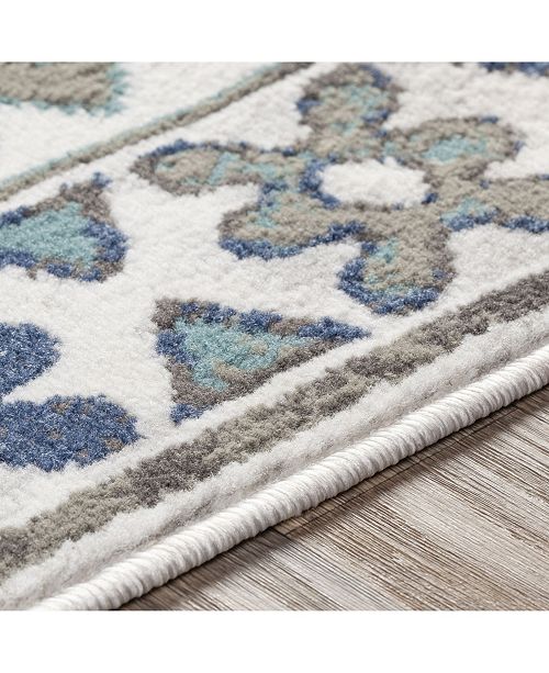 Abbie Allie Rugs Skagen Skg 2306 Teal 6 7 X 9 Area Rug Reviews Rugs Macy S