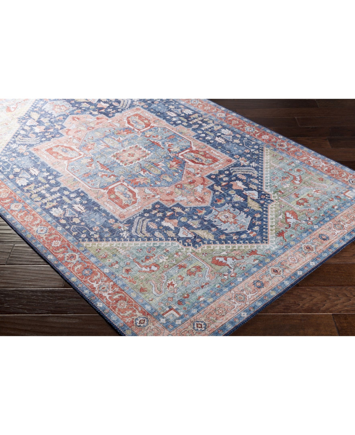 Livabliss Iris Irs-2312 Navy 3'6" x 5'6" Area Rug