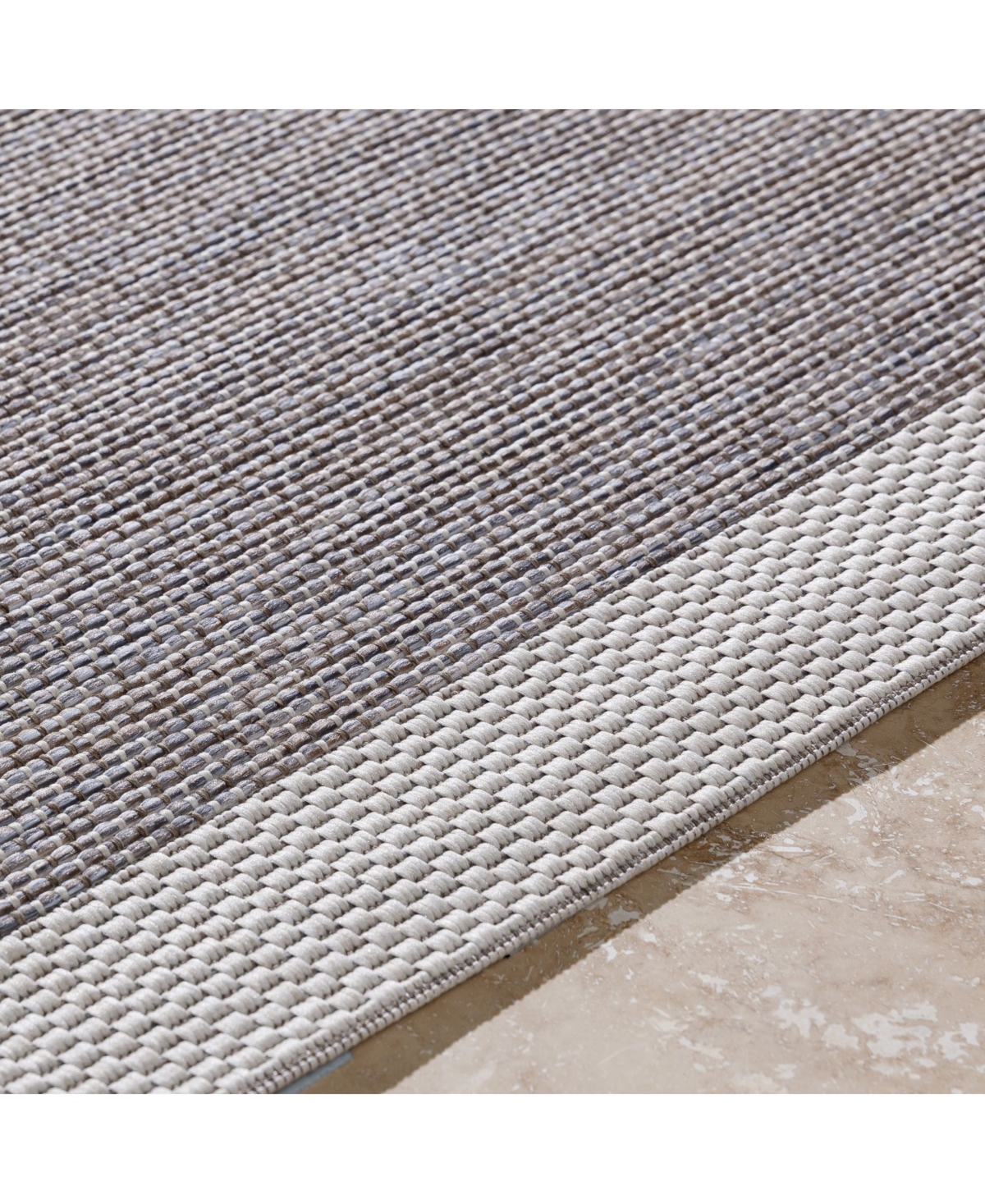 Livabliss Santa Cruz Stz-6002 Taupe 3'11" x 5'7" Outdoor Area Rug