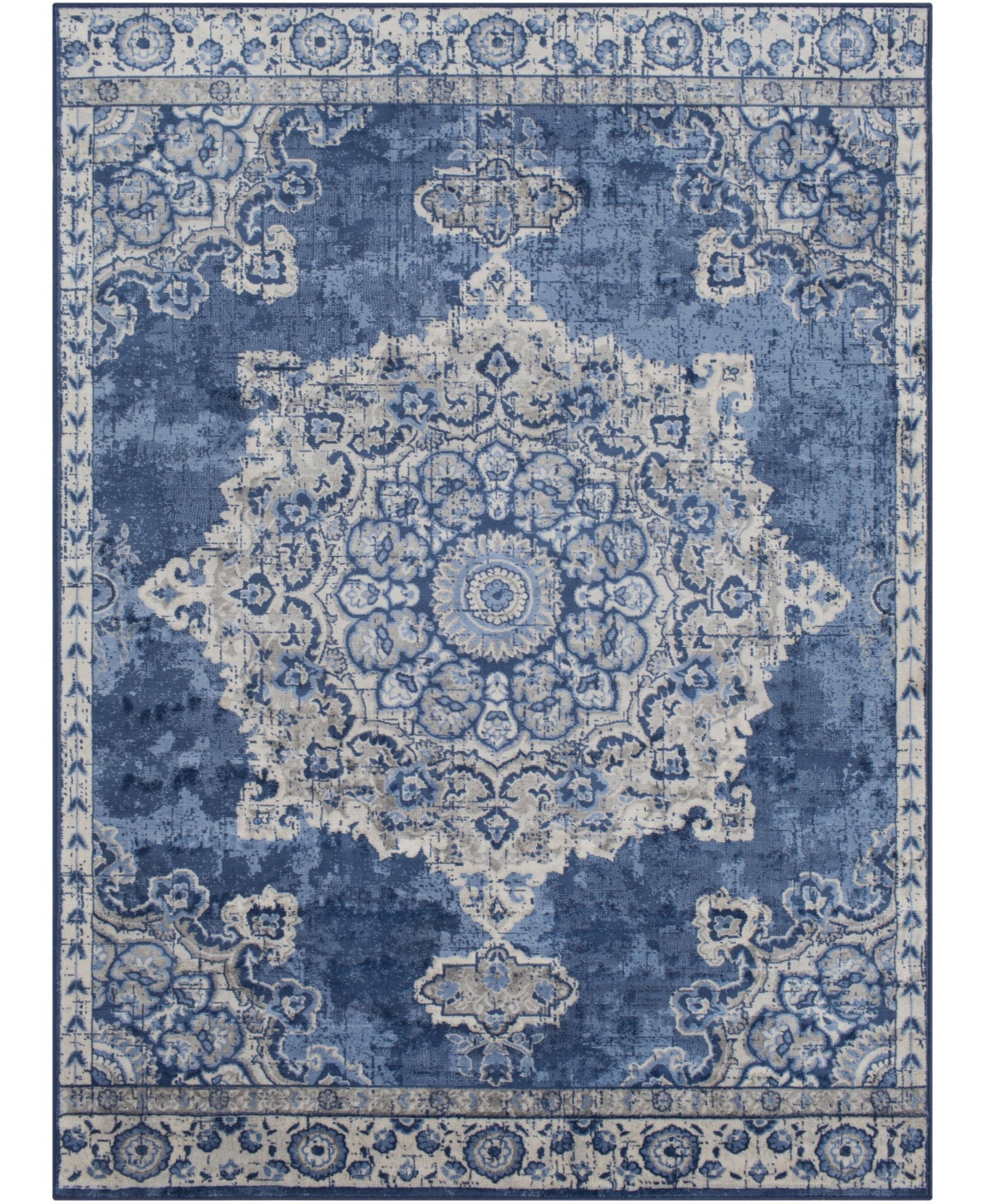Surya Monaco Moc-2300 6'7in x 9'6in Area Rug - Azure