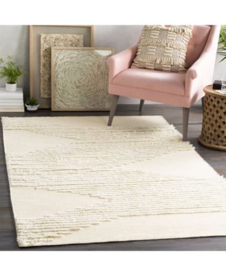 Apache APA-2301 Cream 2'6" x 8' Runner Area Rug