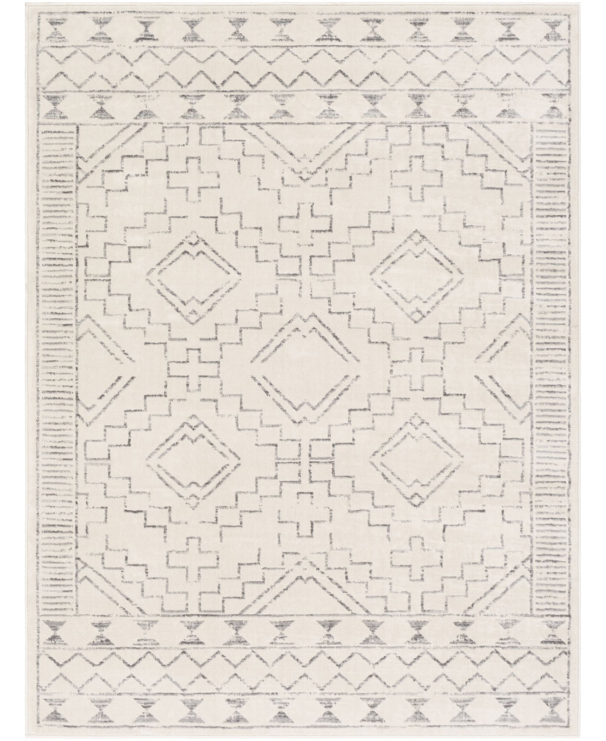 Surya Roma Rom-2331 6'7in x 9' Area Rug - White