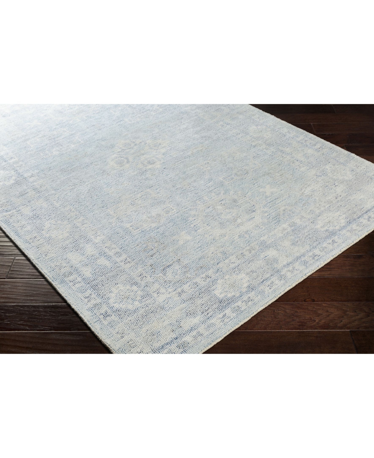 Surya Oregon Org-2304 Denim 8' X 10' Area Rug In Denim,sky