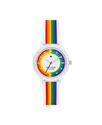 kate spade new york Morningside Rainbow-Striped Silicone  display picture 1