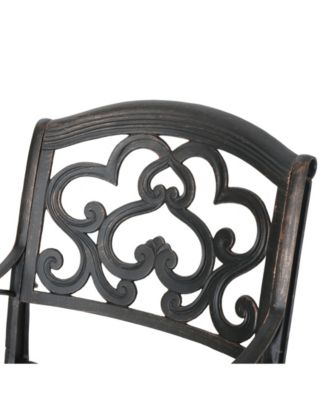 Austin Outdoor Cast Dining Chairs, Set of 2