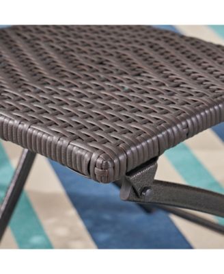 Winifred Outdoor Folding Chairs, Set of 2