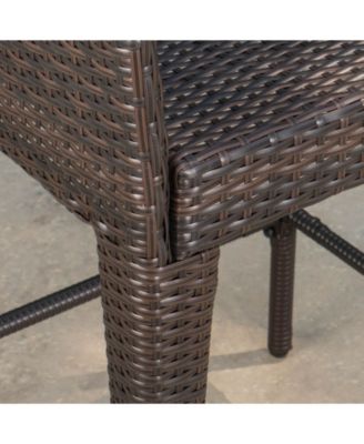 George Outdoor Barstools, Set of 2