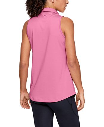 Under armour deals sleeveless golf top