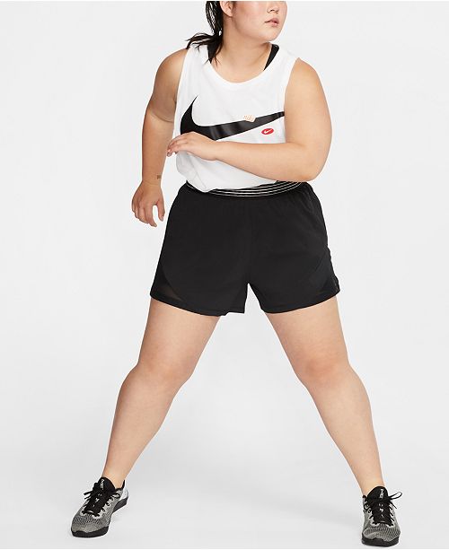 Nike Pro Plus Size Dri-FIT Flex 2-In-1 Shorts & Reviews - Shorts - Plus ...