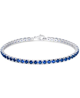 Macy's - Cubic Zirconia Tennis Bracelet in Fine Silver Plate 4-7/8 ct. t.w.