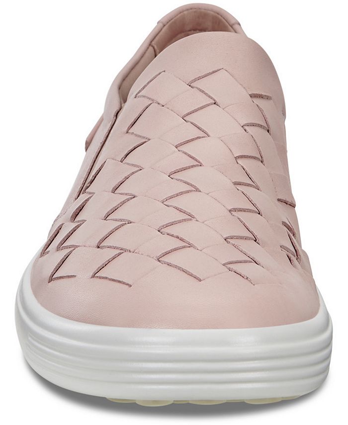 women's woven slip on sneakers