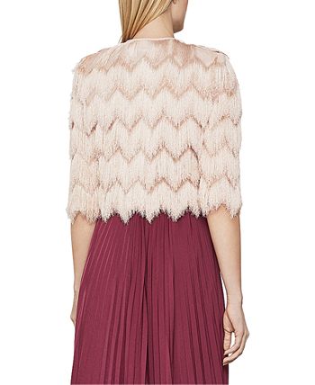 Bcbg 2025 fringe jacket