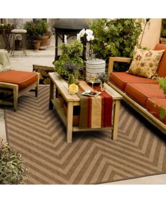 Karavia 1330X Tan 2'5" x 4'5" Outdoor Area Rug