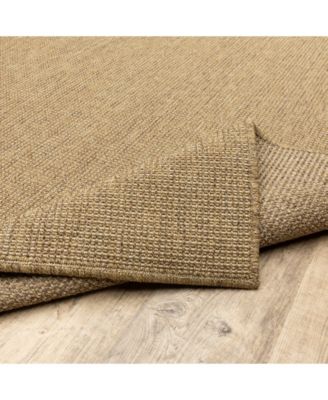 Karavia 2068X Tan 2'5" x 4'5" Outdoor Area Rug