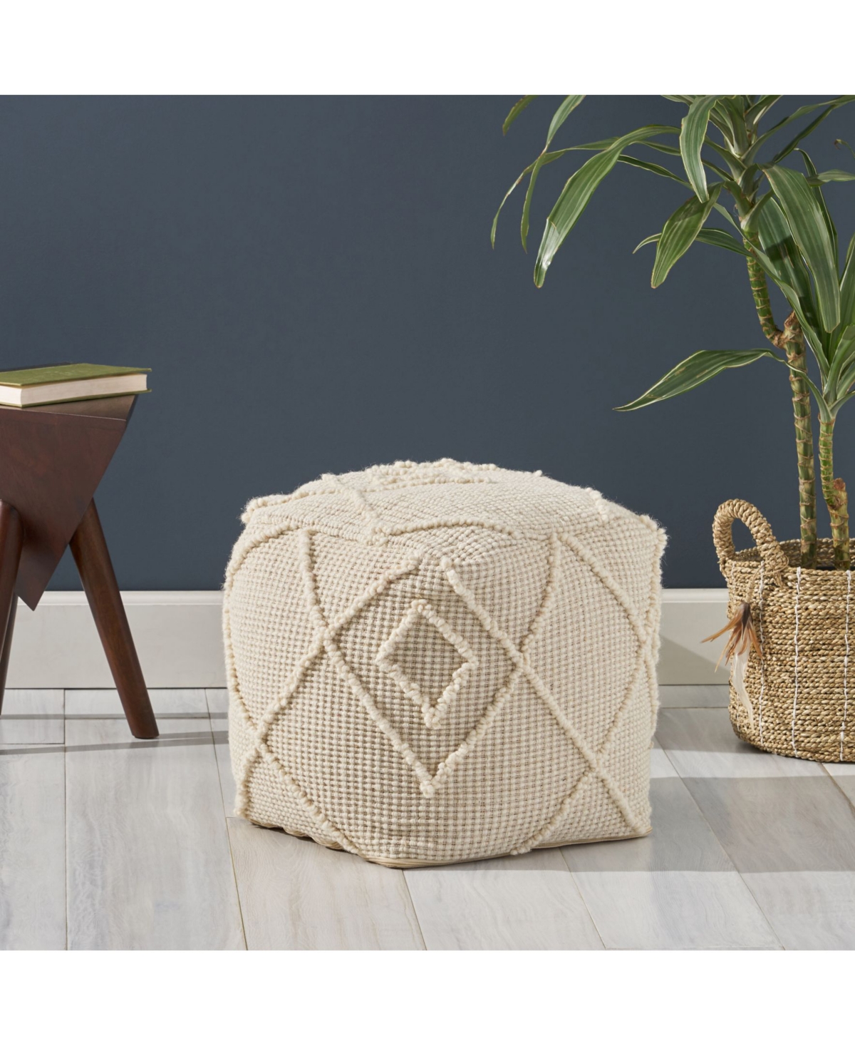 Noble House Merton Boho Ottoman Pouf