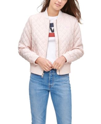 Levi's Diamond Quilted Bomber Jacket & Reviews - Jackets & Blazers - Women  - Macy's