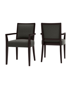 Handy Living Brandy Upholstered Arm Dining Chair Set of 2