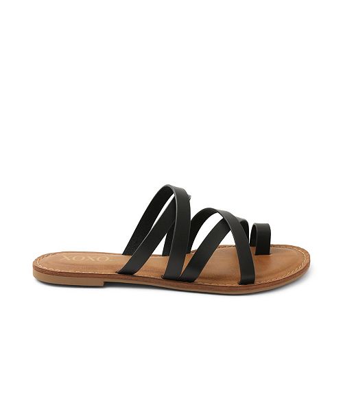 XOXO Rodger Flat Sandal & Reviews - Sandals & Flip Flops - Shoes - Macy's