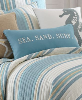 Maui Sea Sand SurfTrim Decorative Pillow, 12" x 24"