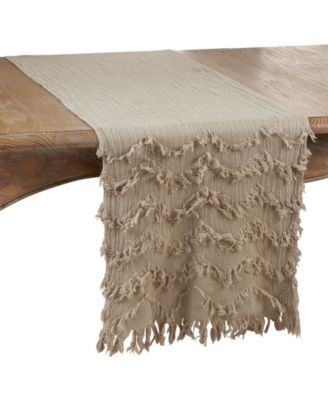 Fringe Chevron Runner