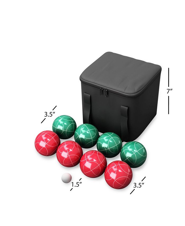Trademark Global Hey Play Bocce Ball Set Outdoor Family Bocce Game