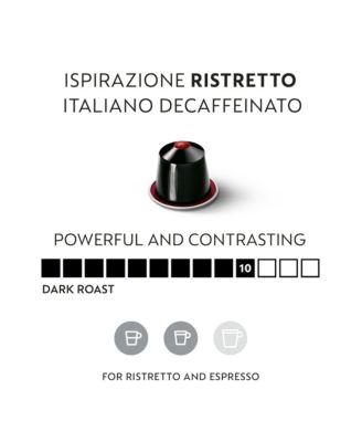 Capsules OriginalLine, Ristretto Decaffeinato, Dark Roast Espresso Coffee, 50-Count Espresso Pods
