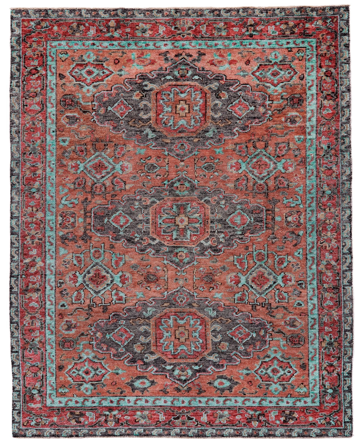 Feizy Elise R6452 Rust 8'6in x 11'6in Area Rug - Rust