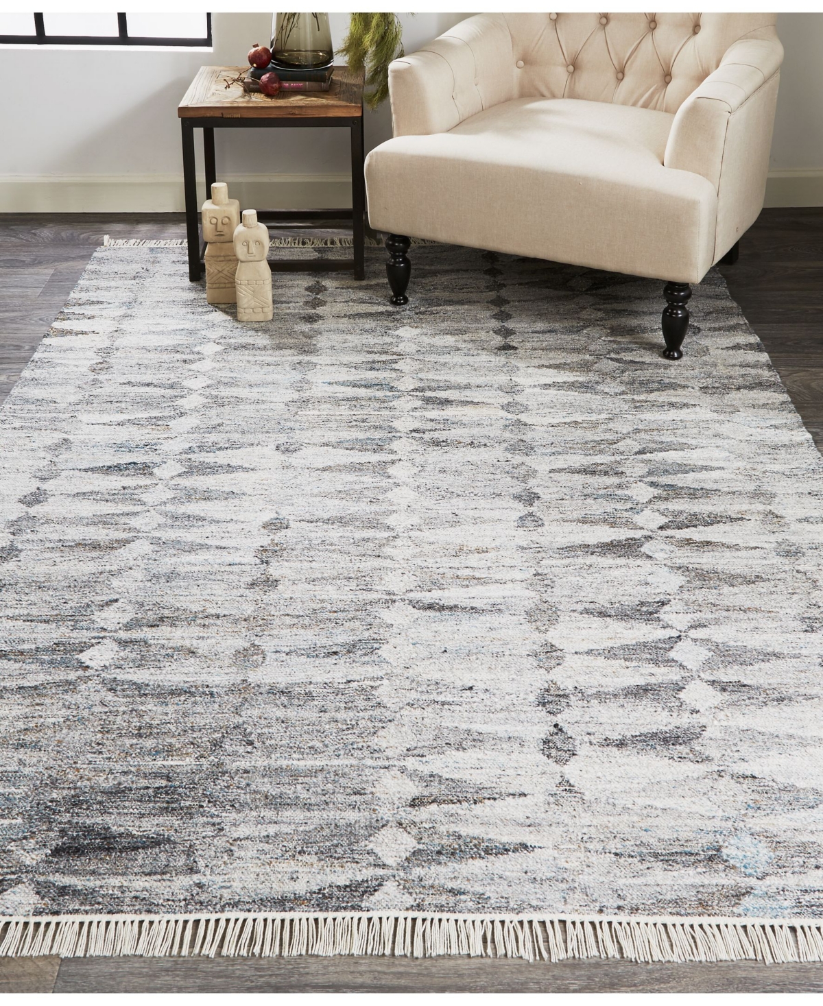 Feizy Beckett R0814Area Rug - Gray