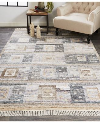 Beckett R0816 Charcoal 5' x 8' Area Rug