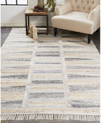 Beckett R0817 Gray 3'6" x 5'6" Area Rug