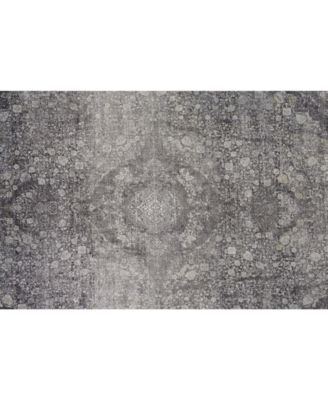 Sarrant R3967 Charcoal 2'8" x 12' Runner Rug